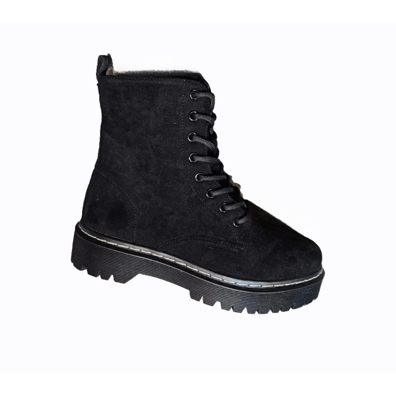 Bottines lacet noir