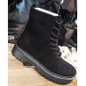 Bottines lacet noir