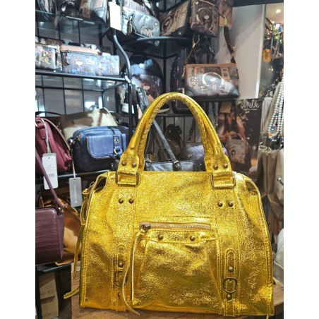 Kopie van Sac tendance moyen croûte de cuir marron