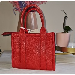 Mini sac Tote bag rouge