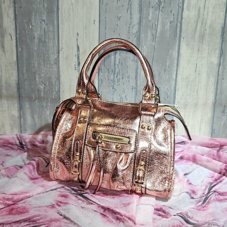 Mini sac tendance rose or